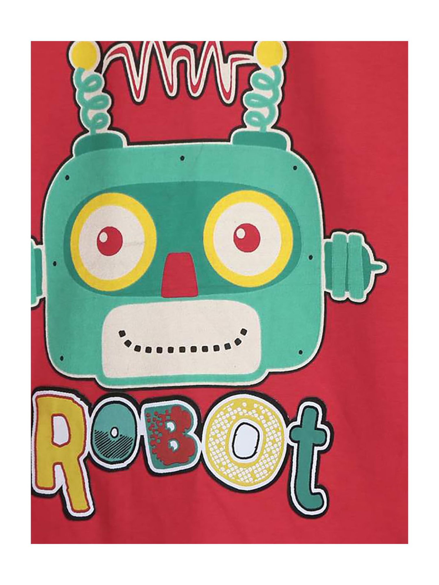 H by Hamleys Boys Red Printed T-Shirt