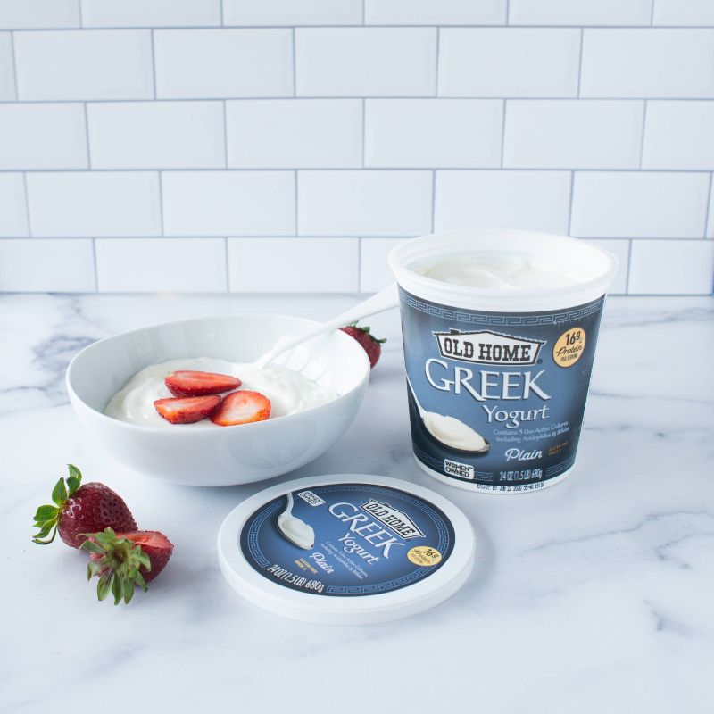 Old Home Greek Plain Yogurt - 32oz