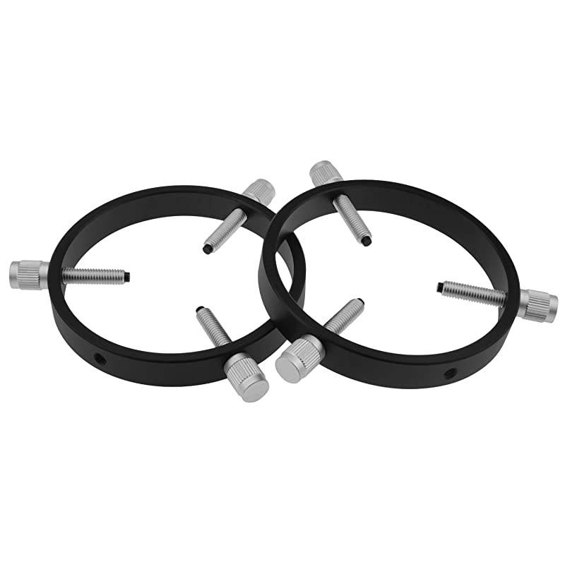 Adjustable Guiding Scope Rings 105 mm Inside Diameter Pair for Telescope Tube Diameter or Finders 50 to 103mm
