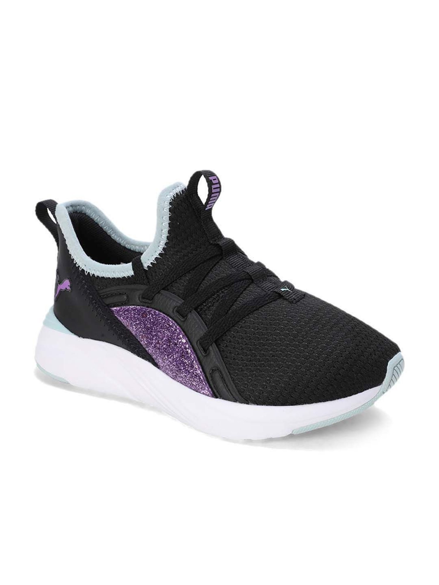 Puma Kids Soft Sophia 2 Deep Dive PS Black Running Shoes