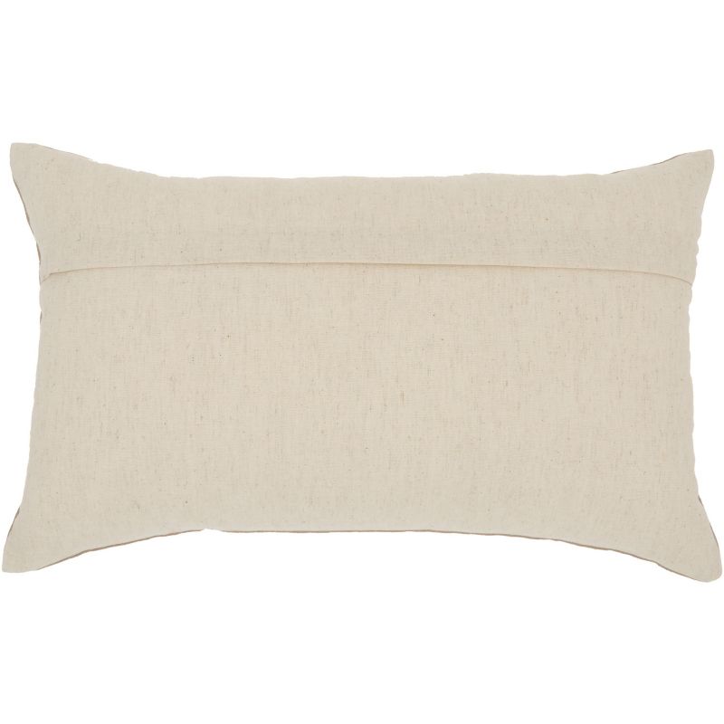 Nourison Wood Beads Pillow Green Throw Pillow  - 12" x 20"