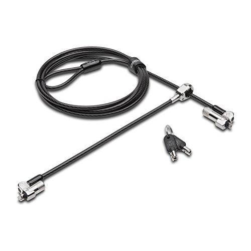Kensington NanoSaver Keyed Dual Head Laptop Lock for Ultra-Thin Laptops/Tablets and Other Devices (K64448WW)