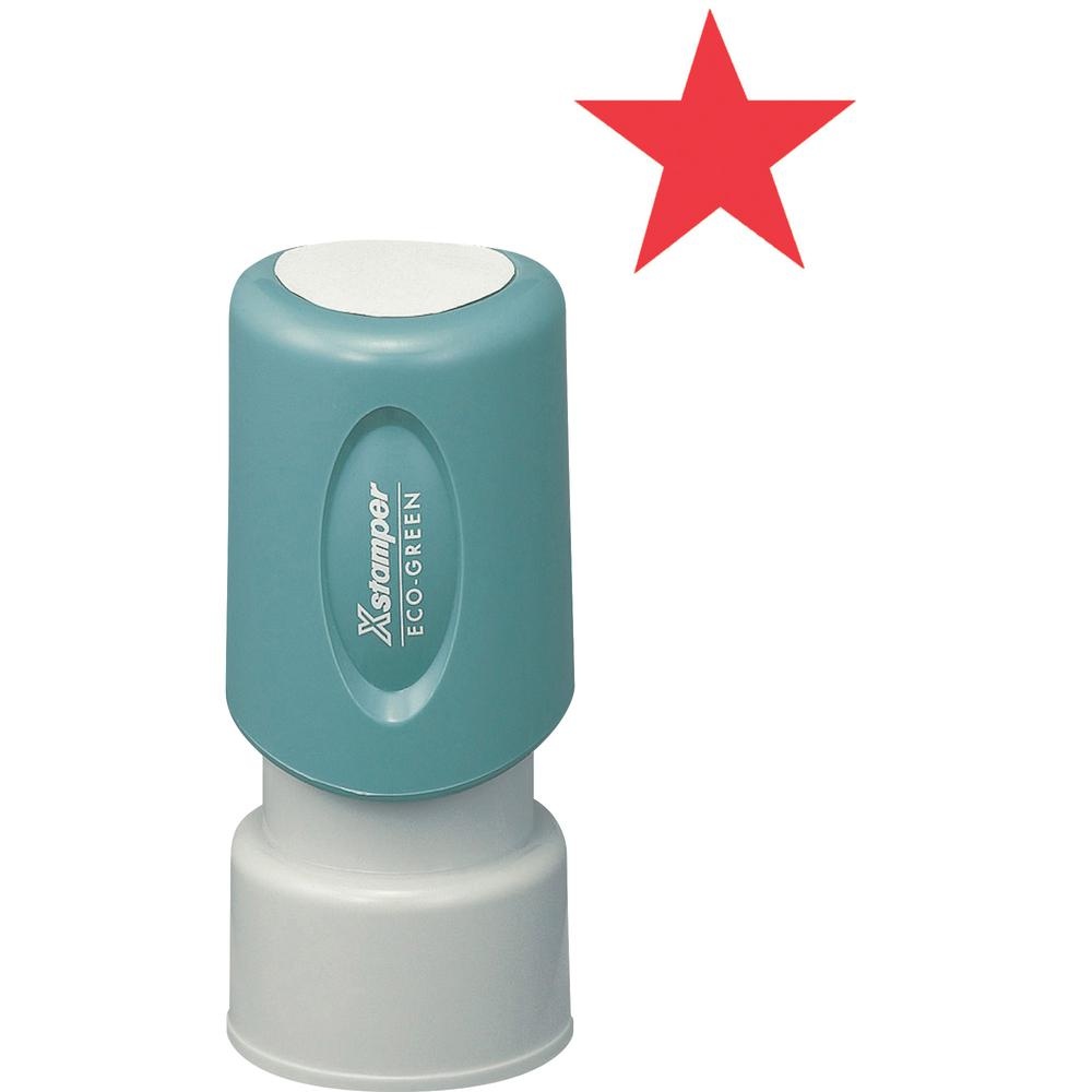 Xstamper 11309 Specialty Stamp, Star, Red