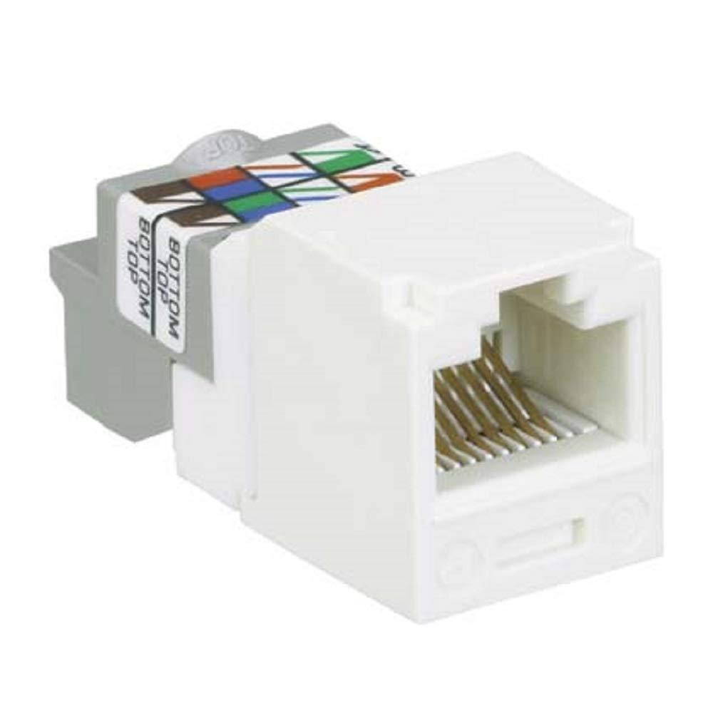 Panduit CJ688TPIW Category-6 8-Wire TP-Style Jack Module, Off White
