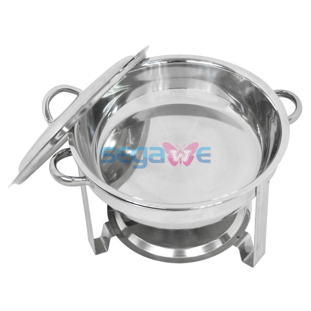 STAINLESS STEEL CHAFER 2 PACK CATERING CHAFING DISH SETS 5 QT PARTY PACK