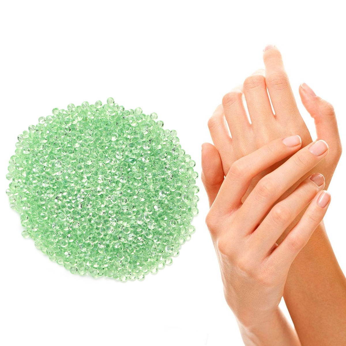 2000pcs 4.5mm Transparent Wedding Table Scattering Crystals Acrylic Diamonds Wedding Bridal Shower Party Decorations Vase Fillers