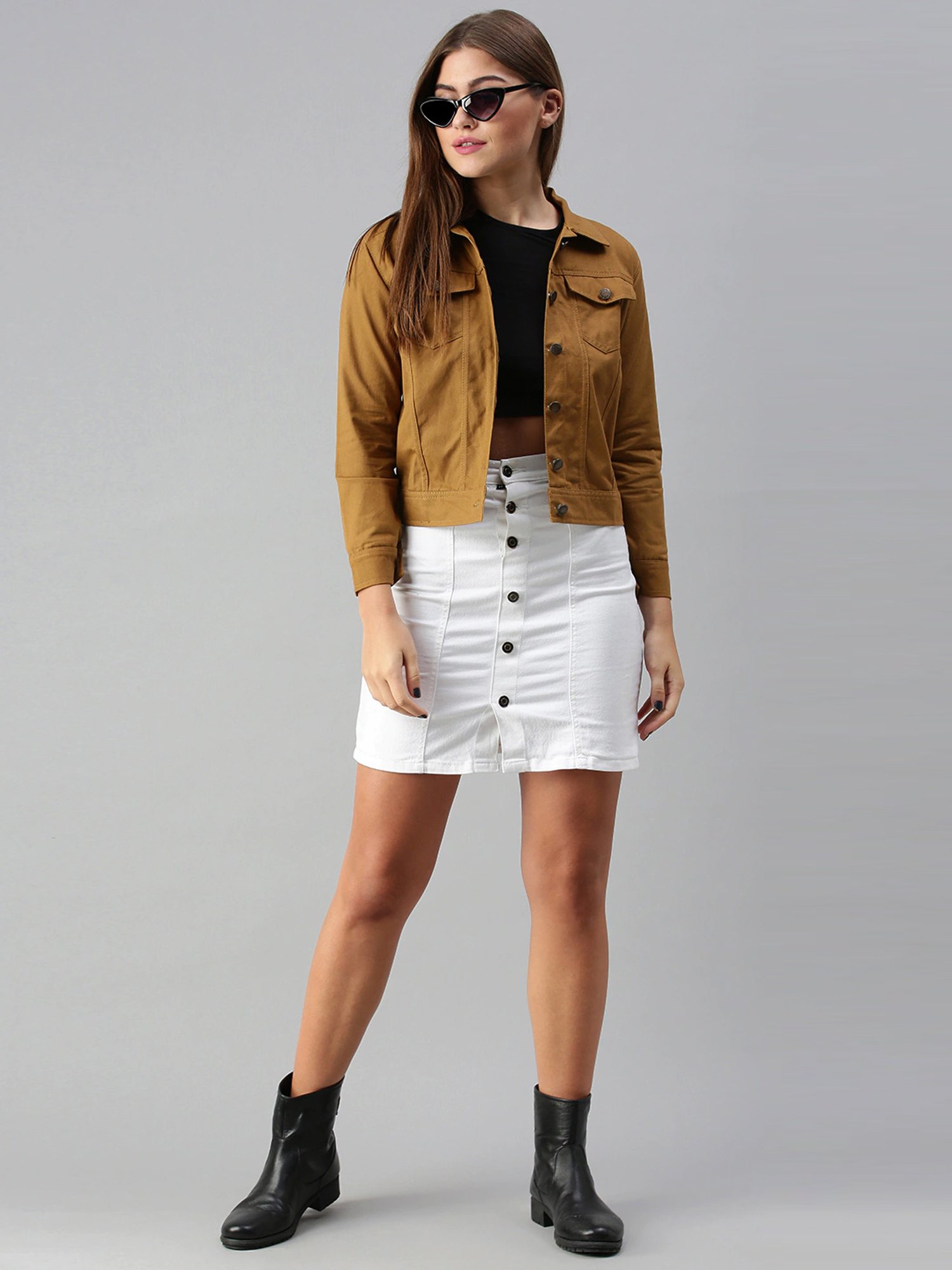 VOXATI Khaki Regular Fit Jacket