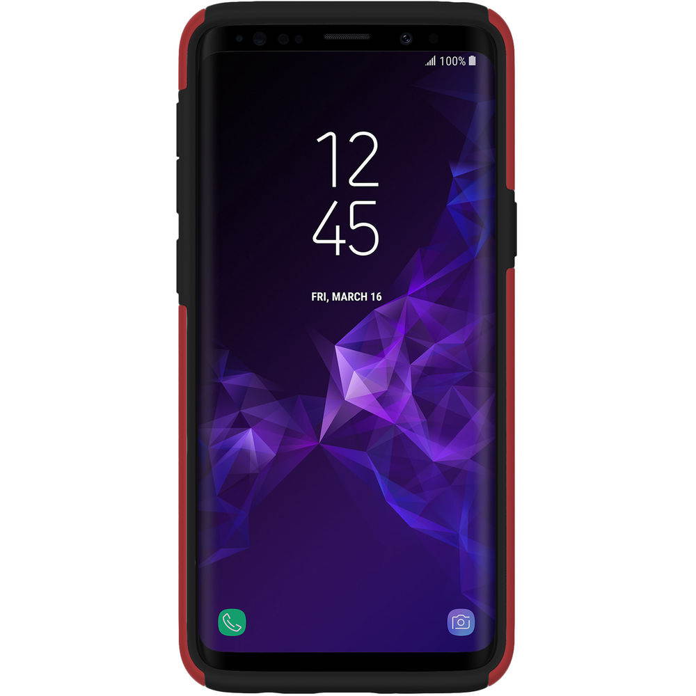 SAMSUNG GALAXY S9 INCIPIO DUALPRO CASE-IRIDESCENT RED/BLACK