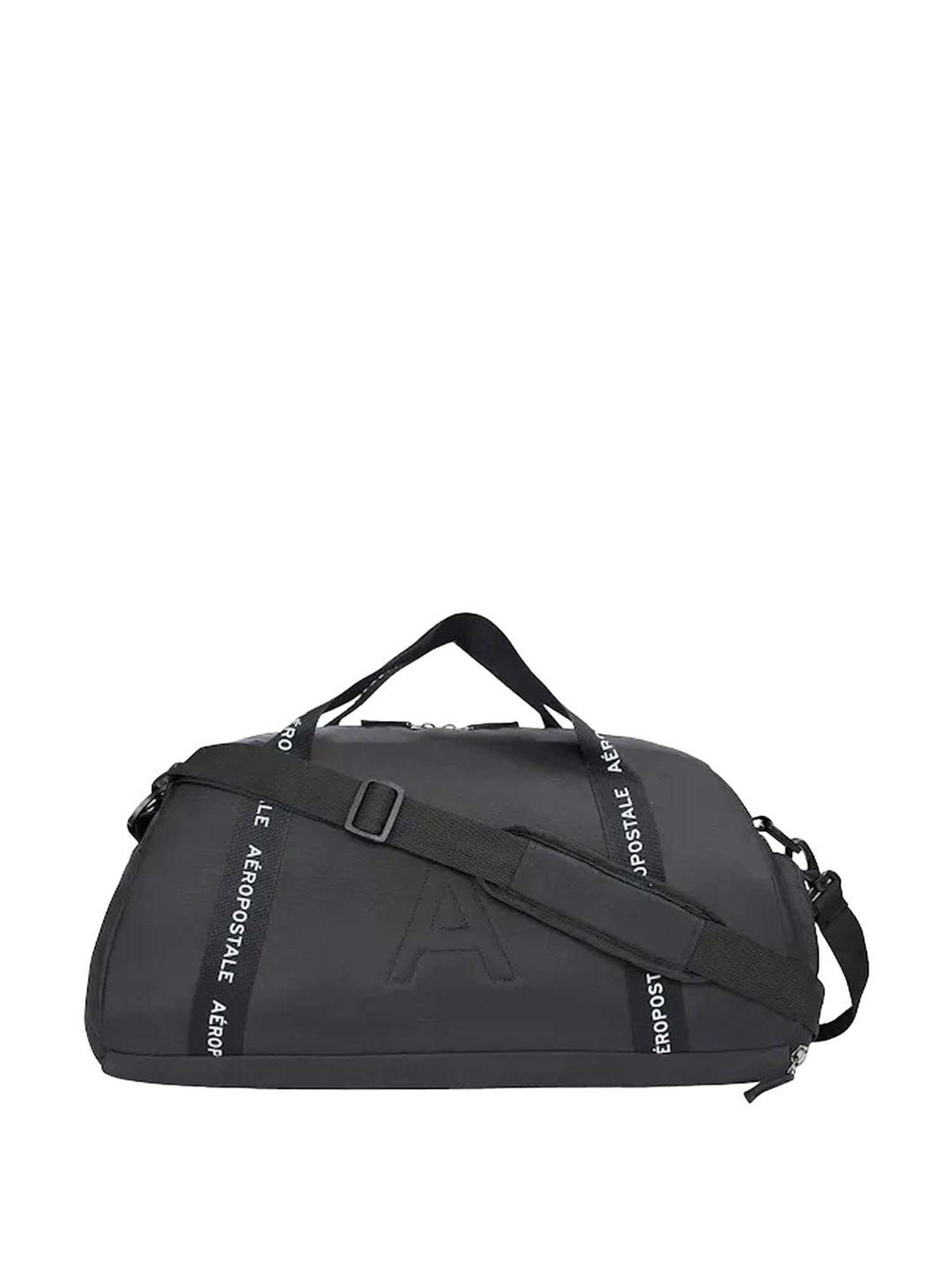 Aeropostale Byron Black Solid Duffle Bag