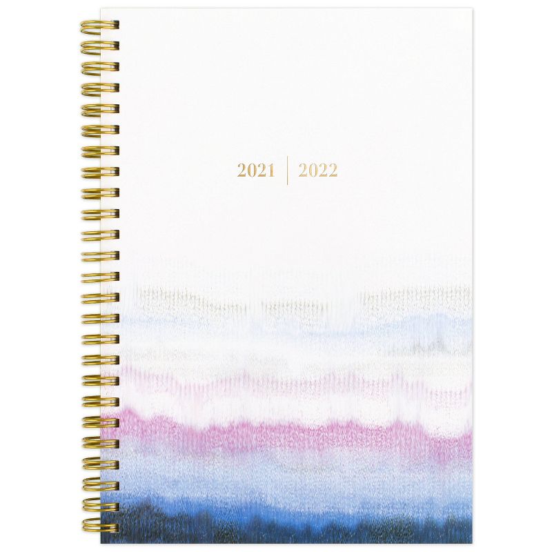 2021-22 Academic Planner 8.5"x5.5" Plastic Weekly/Monthly Quarry Marble - Cambridge