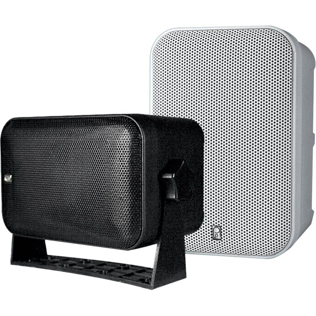 Poly-Planar Box Speakers - (Pair) Black