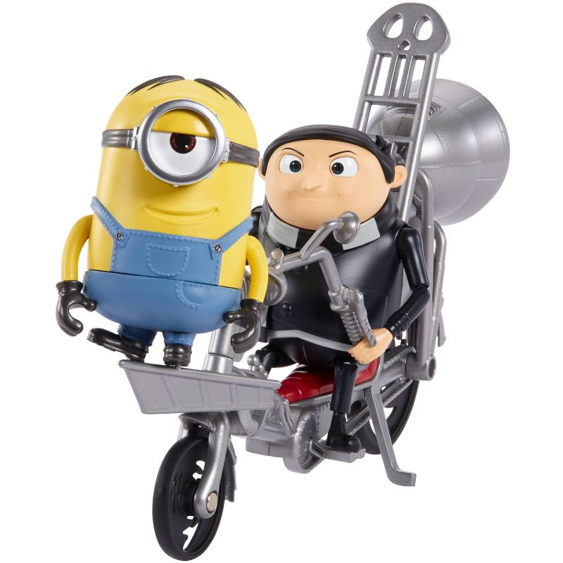 Minions: The Rise of Gru Movie Moments Pedal Power Gru Figure Pk