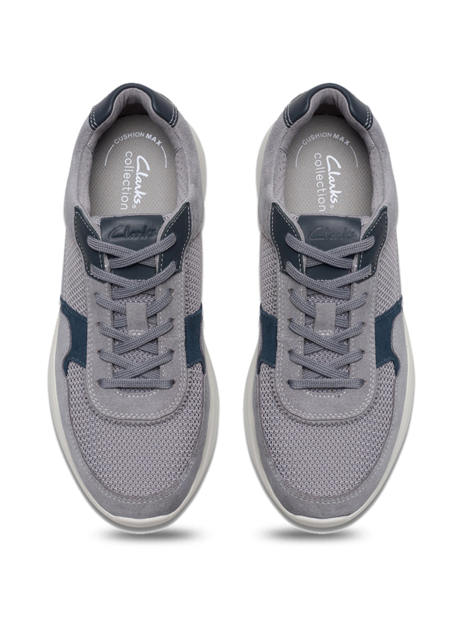 Clarks Men's Lehman Race Grey Running Shoes
