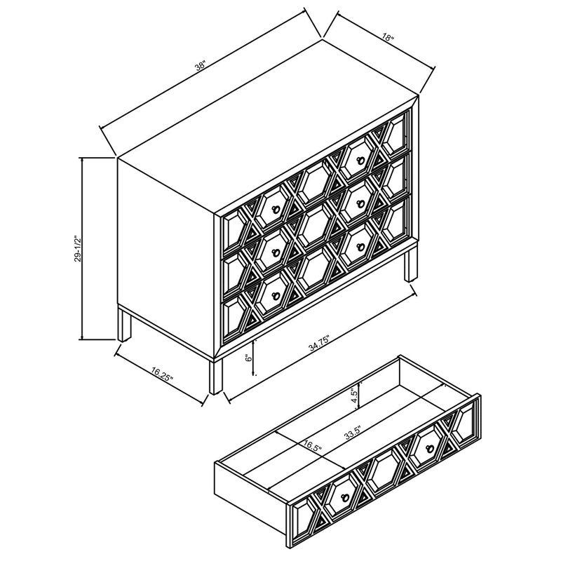 Matilda Console Cream - Powell Company