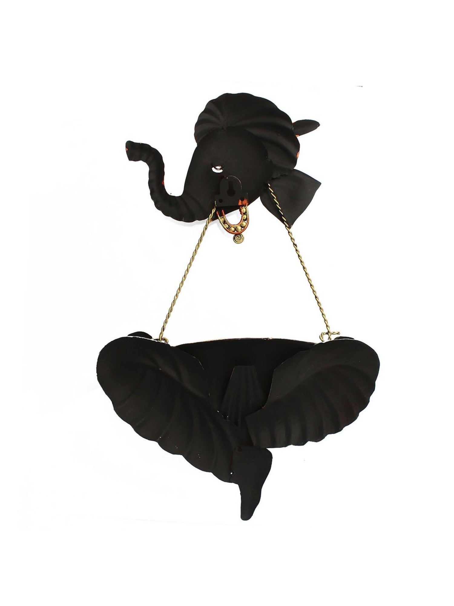 eCraftIndia Musician Ganesha Playing Dholak Wall Hanging
