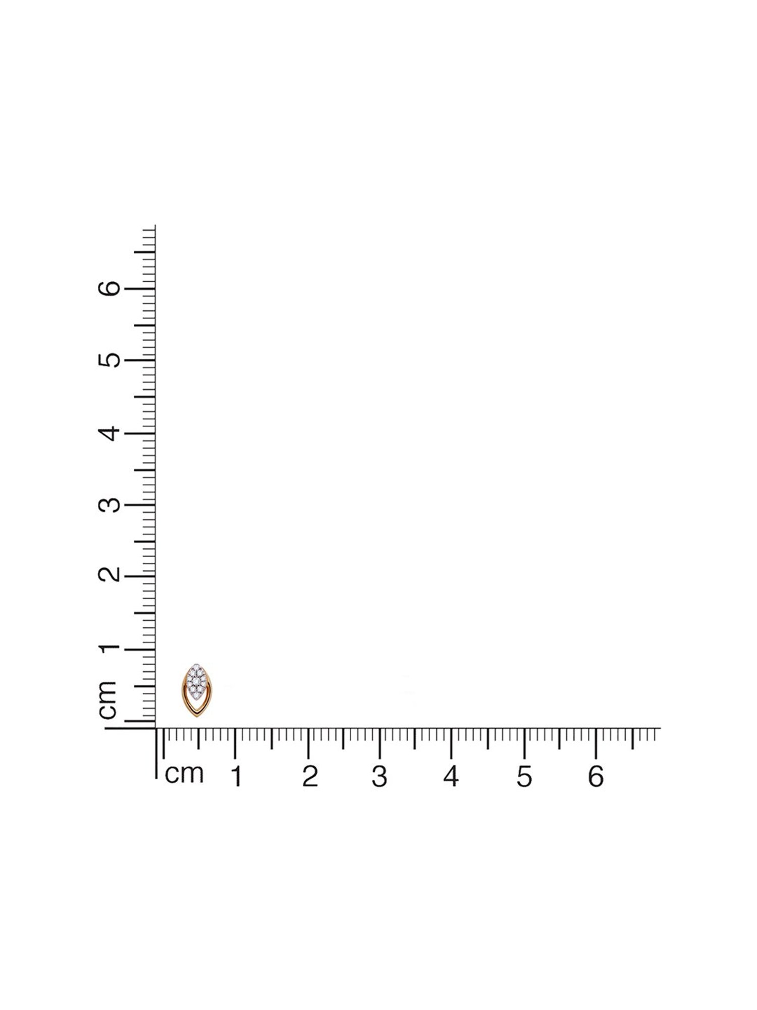 Waman Hari Pethe Jewellers 18k Rose Gold & Diamond Earrings for Women