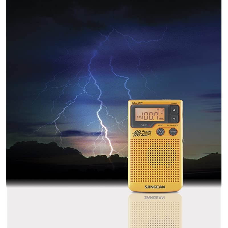 DT-400W AM/FM Digital Weather Alert
Pocket Radio