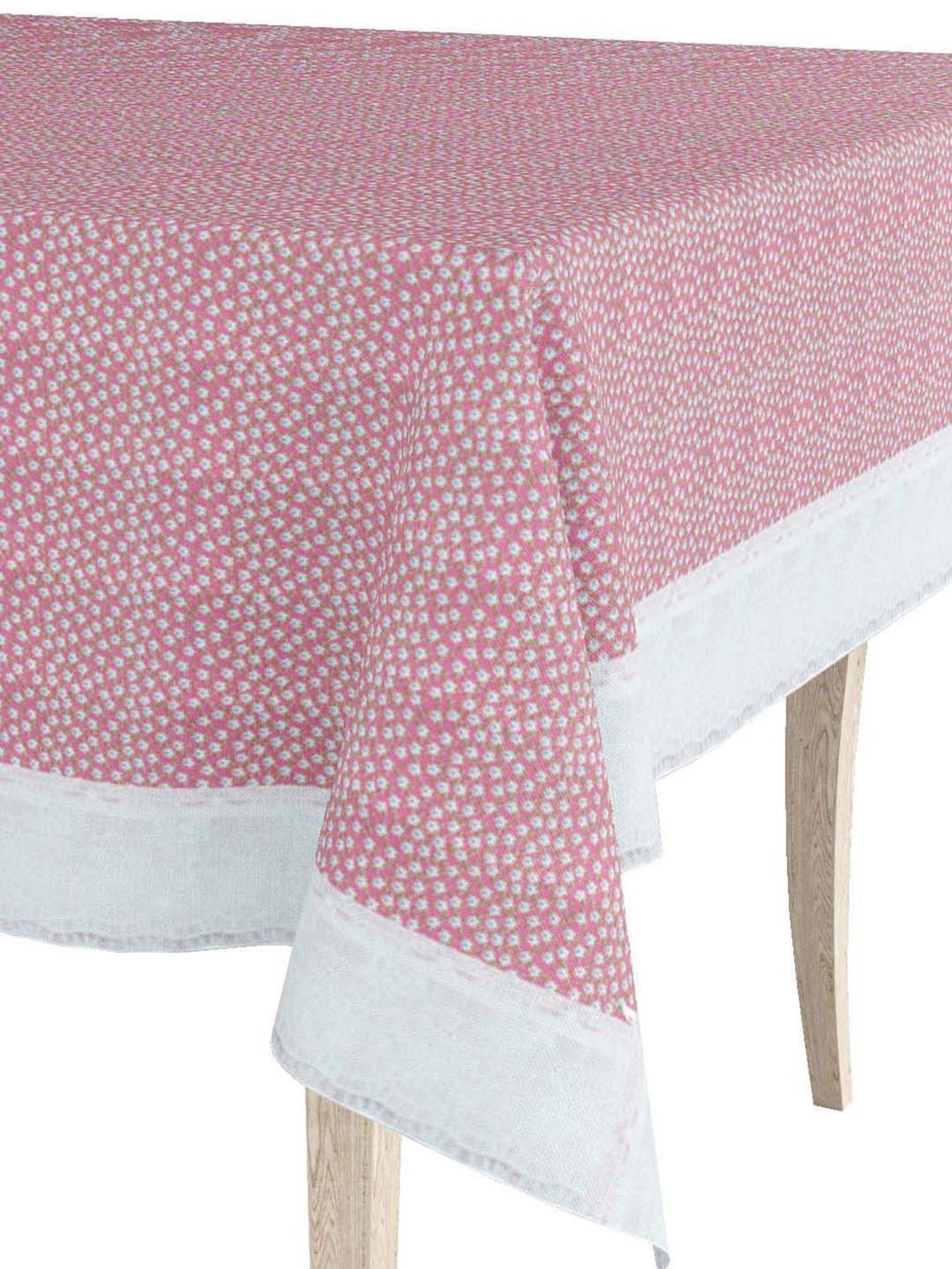 Bianca Classic Clear Pink Pvc 8-10 Seater Table Cloth