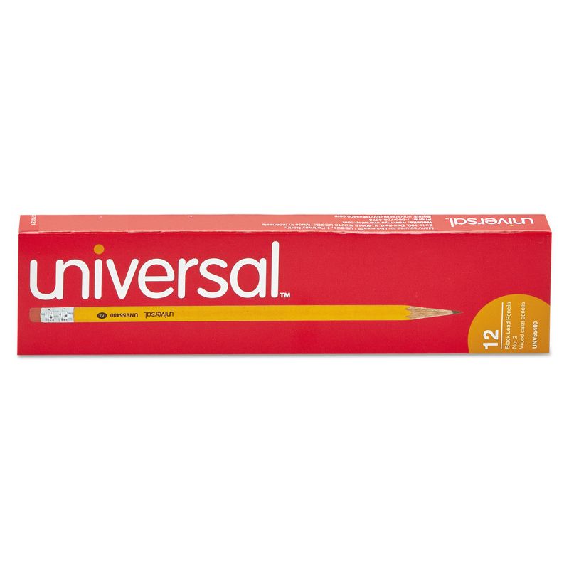 Universal 12pk #2 Woodcase Pencil Yellow