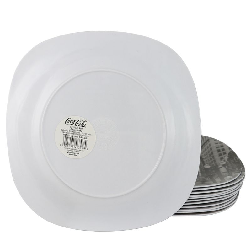 Coca Cola Coke Noir 8.25in Dessert Plate