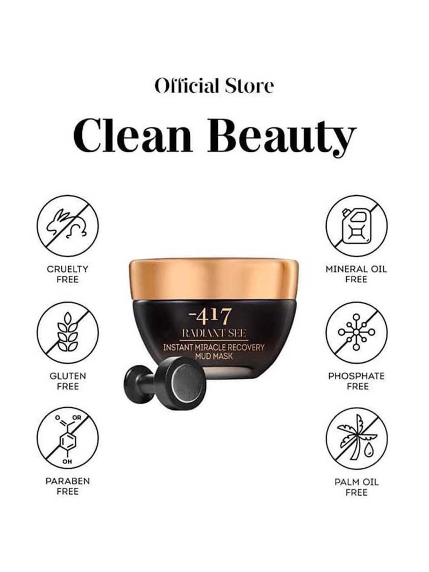 Minus 417 Radiant See Instant Miracle Recovery Mud Mask 50 ml