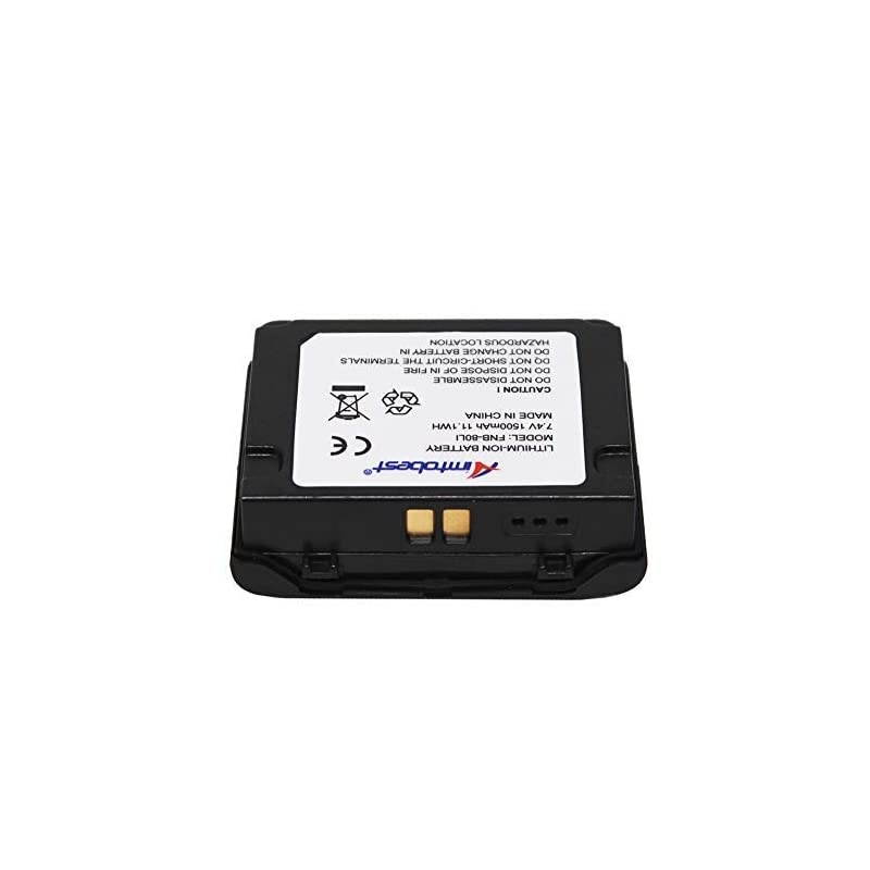 FNB58Li 1500mAh Liion Battery Compatible for Vertex Radio VX5R VX6R VX7R VXA700 VXA710 Standard Horizon HX460S HX460SS HX470S HX471 HX471S HX471SS 2 Pack