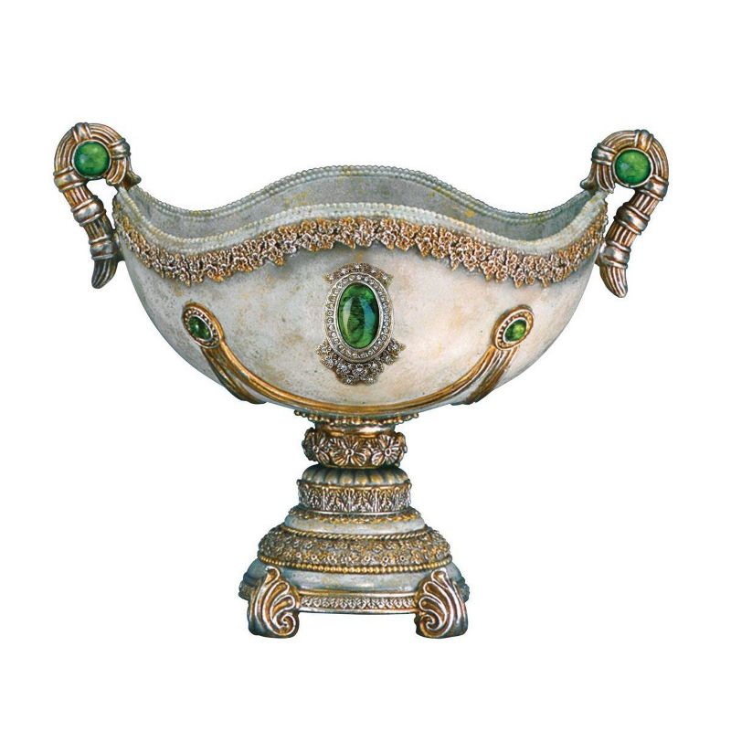 12"H Esmerald Fruit Bowl