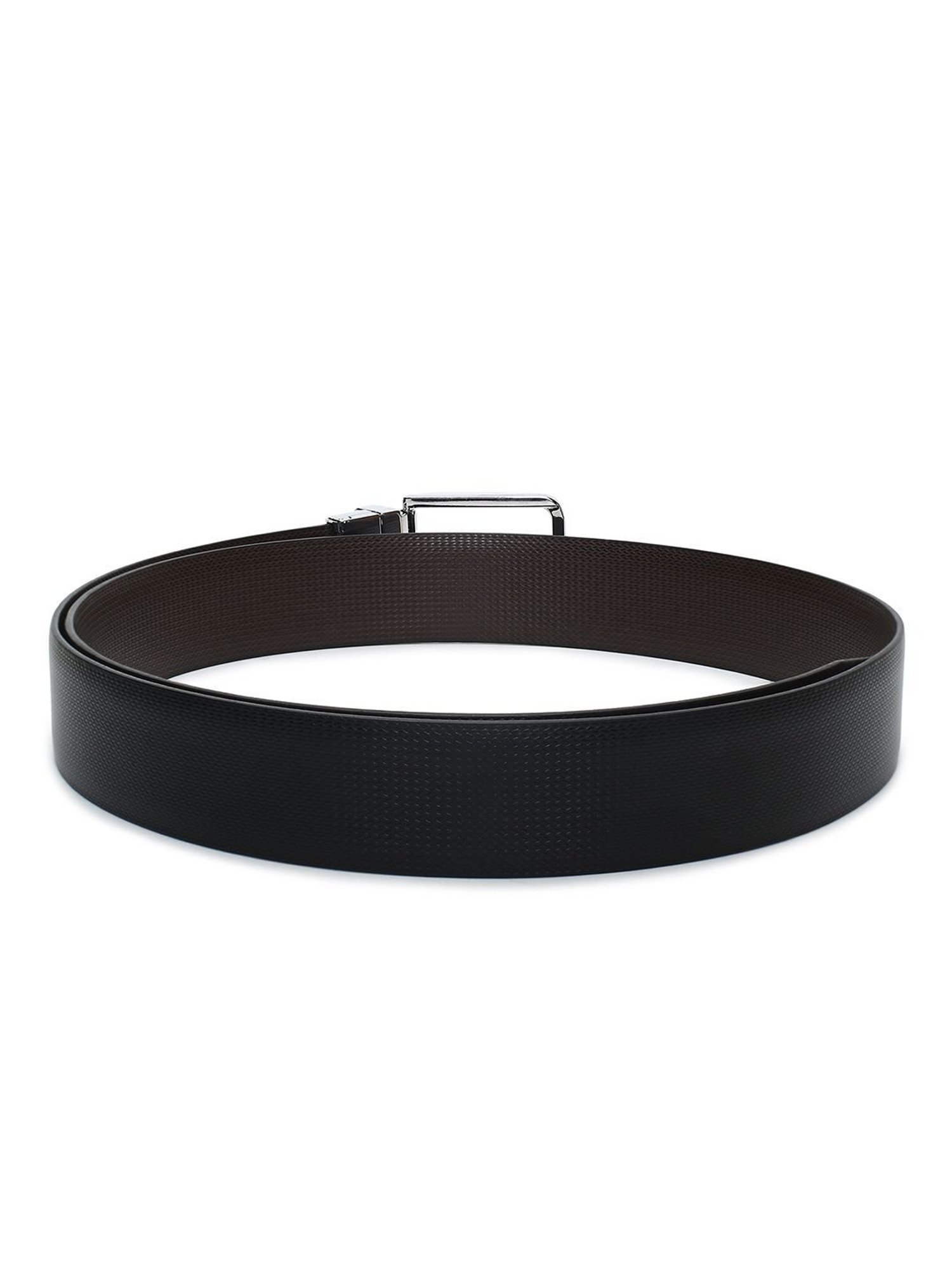 Crusset Black Formal Belt for Men