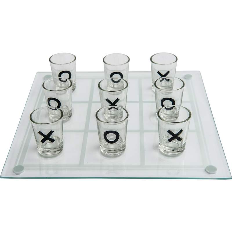 Maxam Shot Glass Tic-Tac-Toe Game