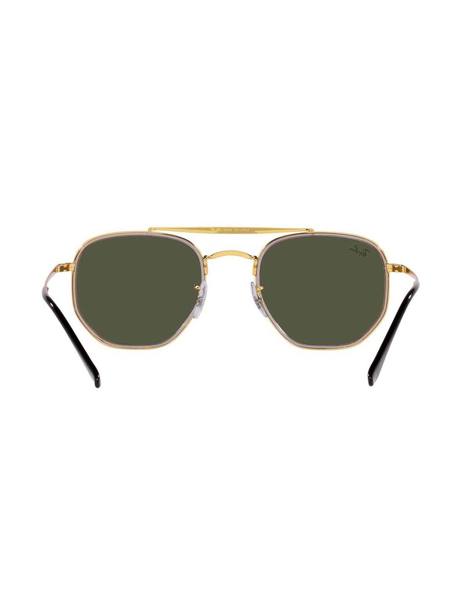 RAY-BAN Unisex UV Protected Green Lens Irregular Sunglasses - 0RB3648M92393152