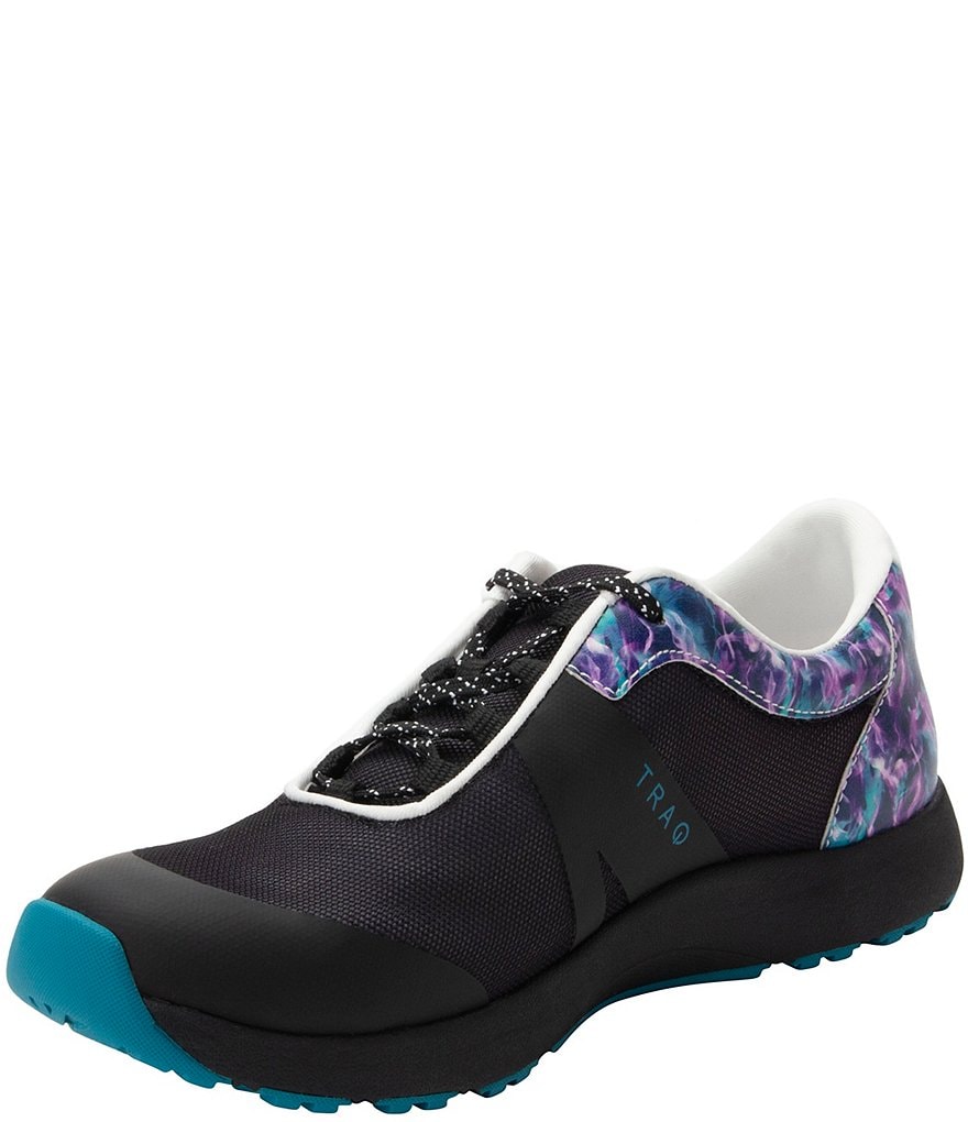 Traq by Alegria Intent Mesh Frequencies Lace-Up Pedometer Sneakers