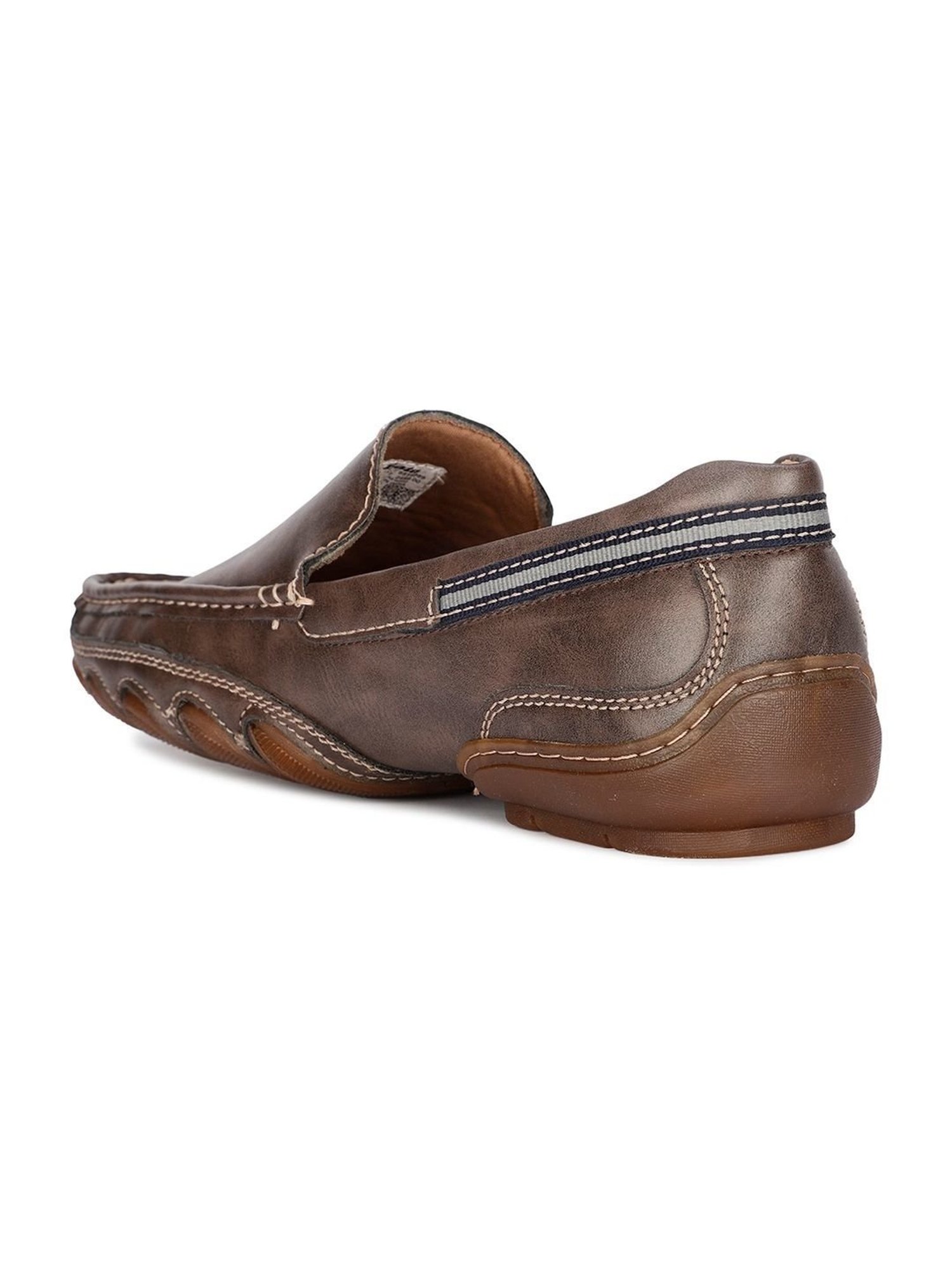 Bata Men's MOCCA Brown Loafers