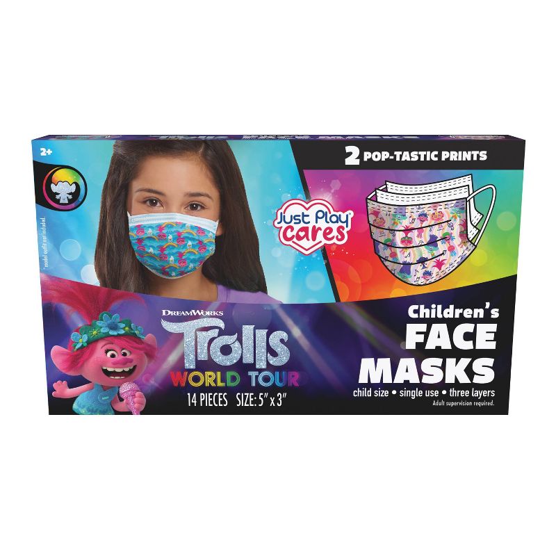 Just Play Trolls Kid's Face Mask -14pc