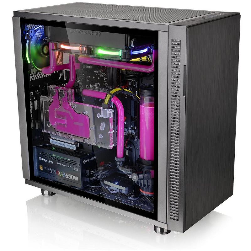 Fractal Design Node 202 Computer Case - Black - 2 x Bay - 1 x 450 W - Power Supply Installed - Mini ITX Motherboard Supported - 7.72 lb