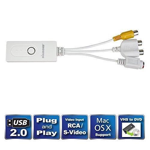 Diamond VC500MAC VC500 USB 2.0 Video & Audio Capture Device For Mac