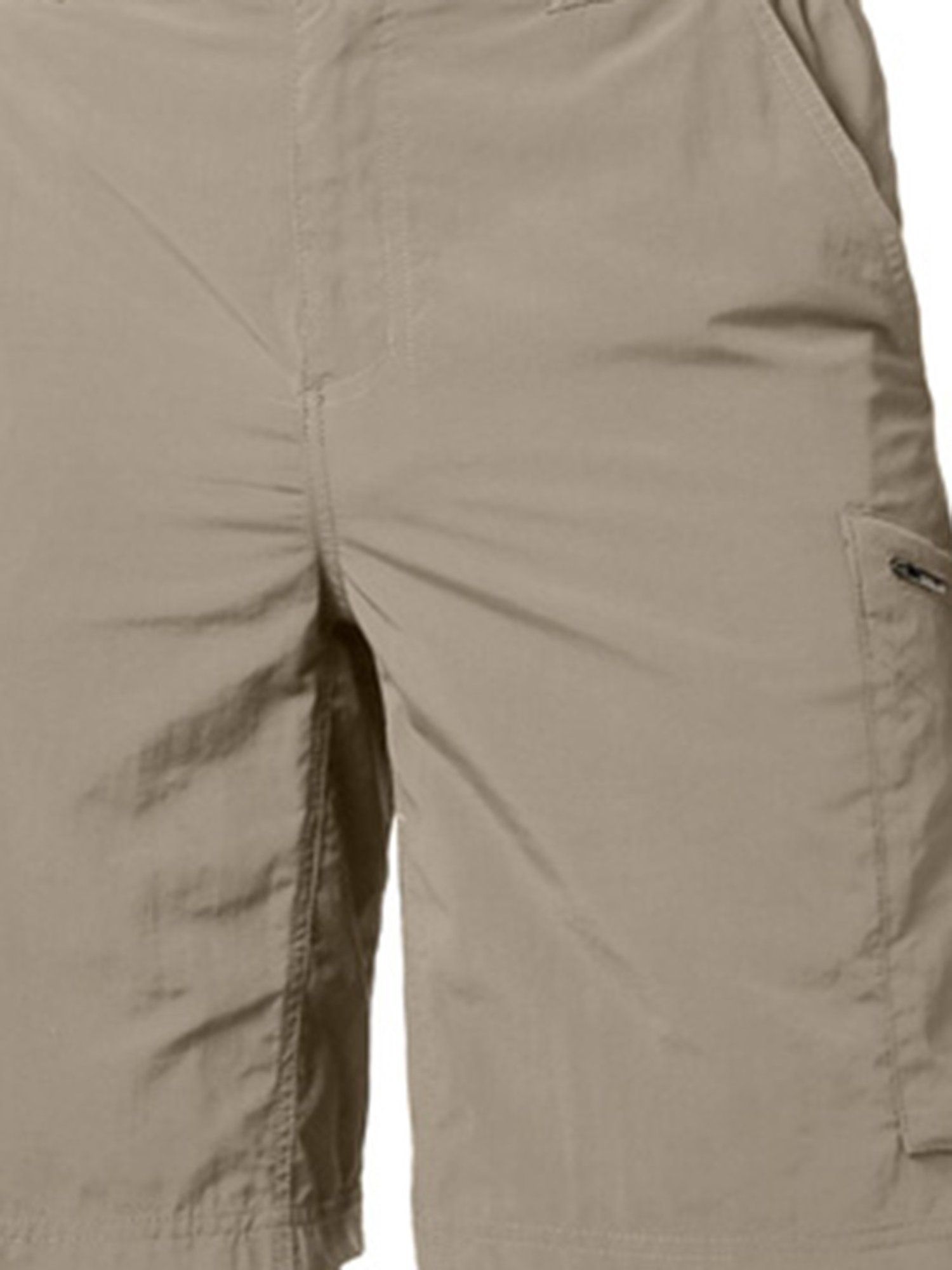 Columbia Men Khaki & White Silver Ridge Cargo Shorts