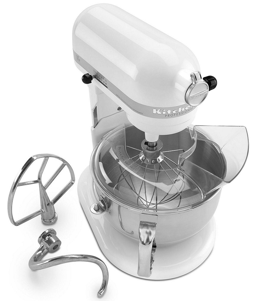 KitchenAid Professional 600 Series 6-Quart Bowl-Lift White Stand Mixer