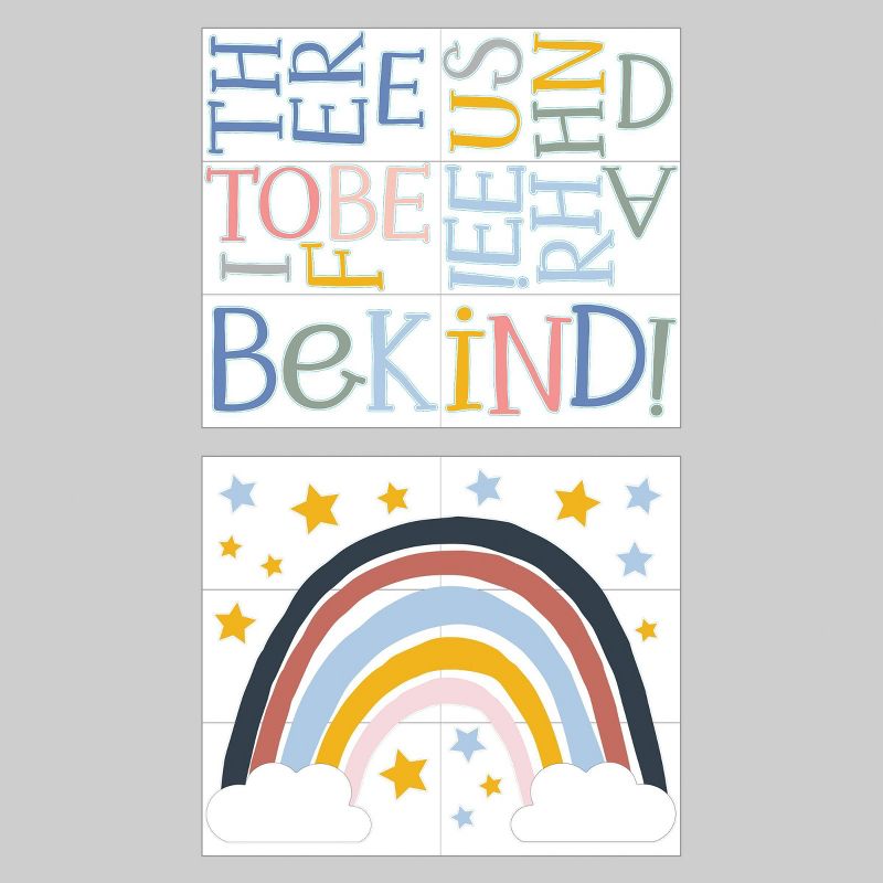 2ct Rainbow Wall Decals - Bullseye's Playground™