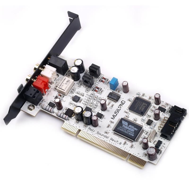 Original Musiland moli PCI sound card hifi 24bit/192Khz ASIO for pc computers