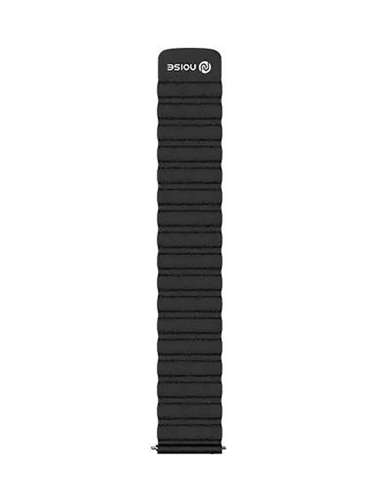 Noise 22 mm Magnetic Leather Smartwatch Strap (Charcoal Black)