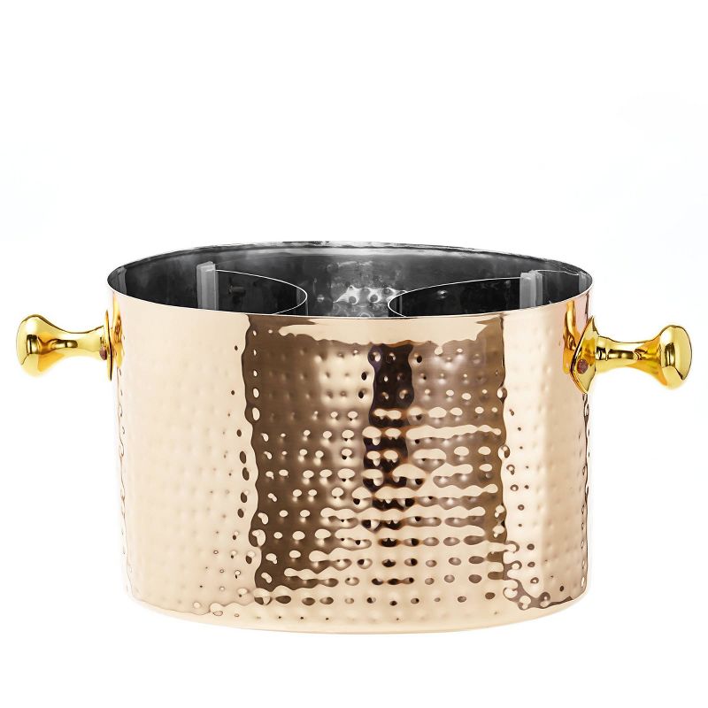 Old Dutch 2-Bottle Stainless Steel Beverage Chiller Copper