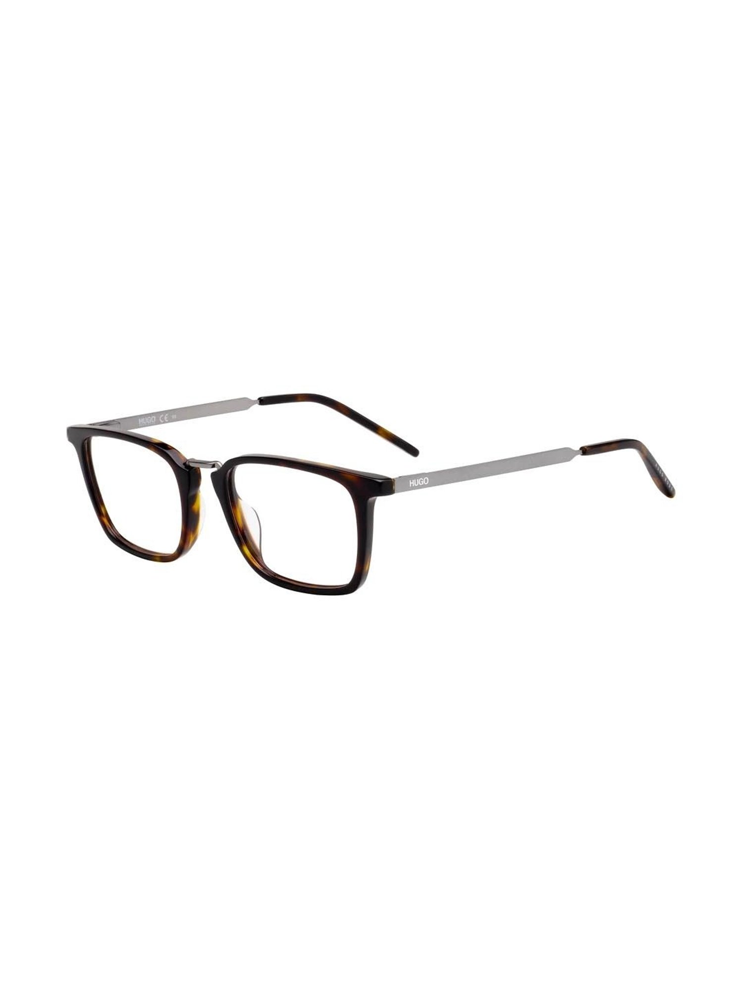 HUGO Brown Rectangular Eye Frames for Men