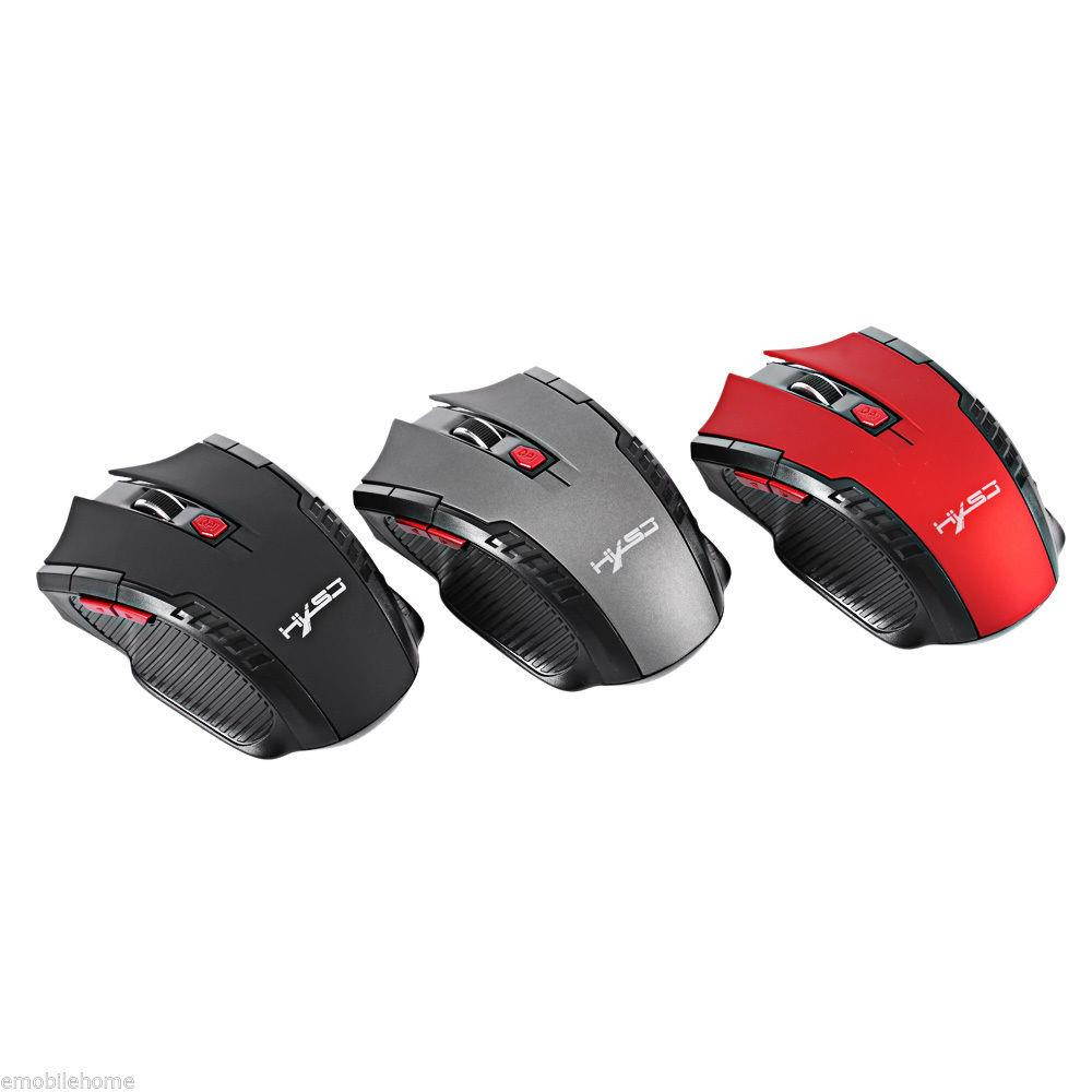 HXSJ X20 2400DPI 2.4GHz Wireless 6 Buttons Optical Gaming Mouse.