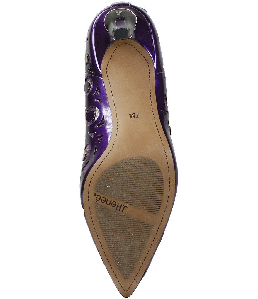 J. Renee Jameena Patent Laser Cut Pumps