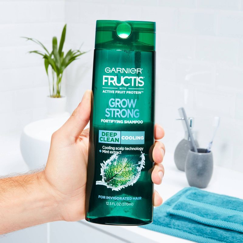 Garnier Fructis Grow Strong Cooling Deep Clean Shampoo - 12.5 fl oz