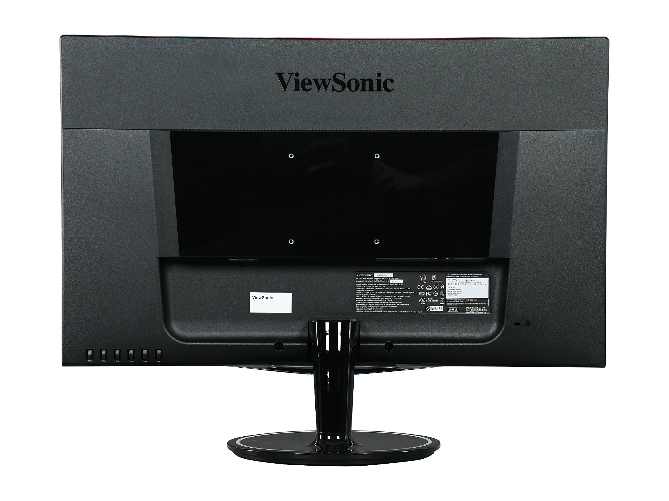 ViewSonic VX2757-MHD 27" Full HD 1920 x 1080 75Hz HDMI VGA DisplayPort AMD FreeSync Built-in Speakers Anti-Glare Backlit LED Gaming Monitor