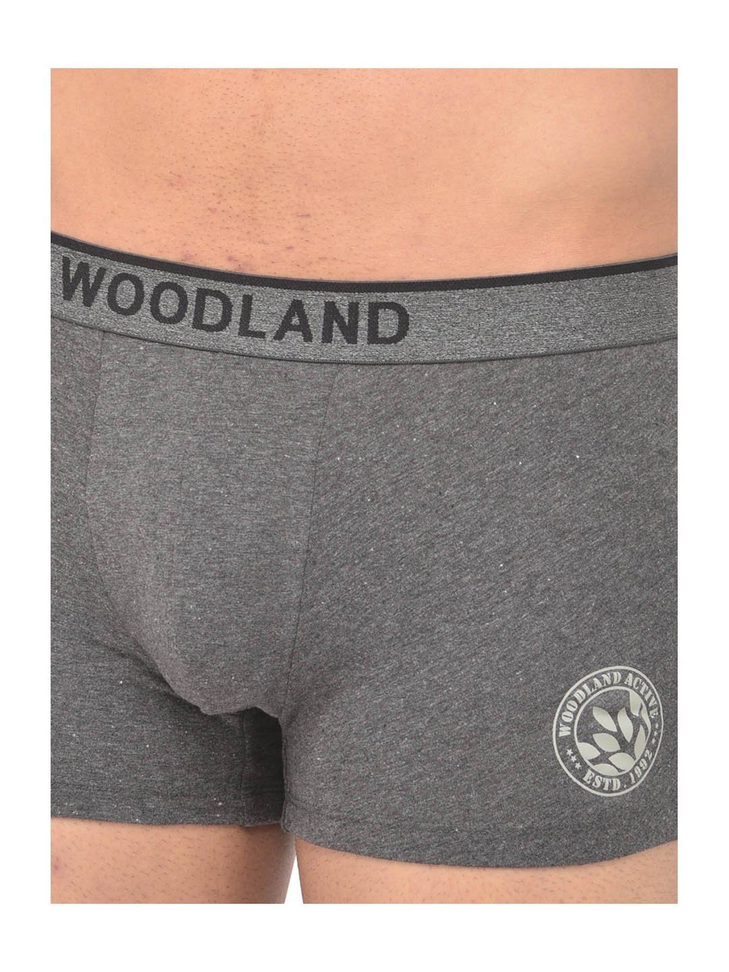 Woodland Dark Grey Solid Trunks