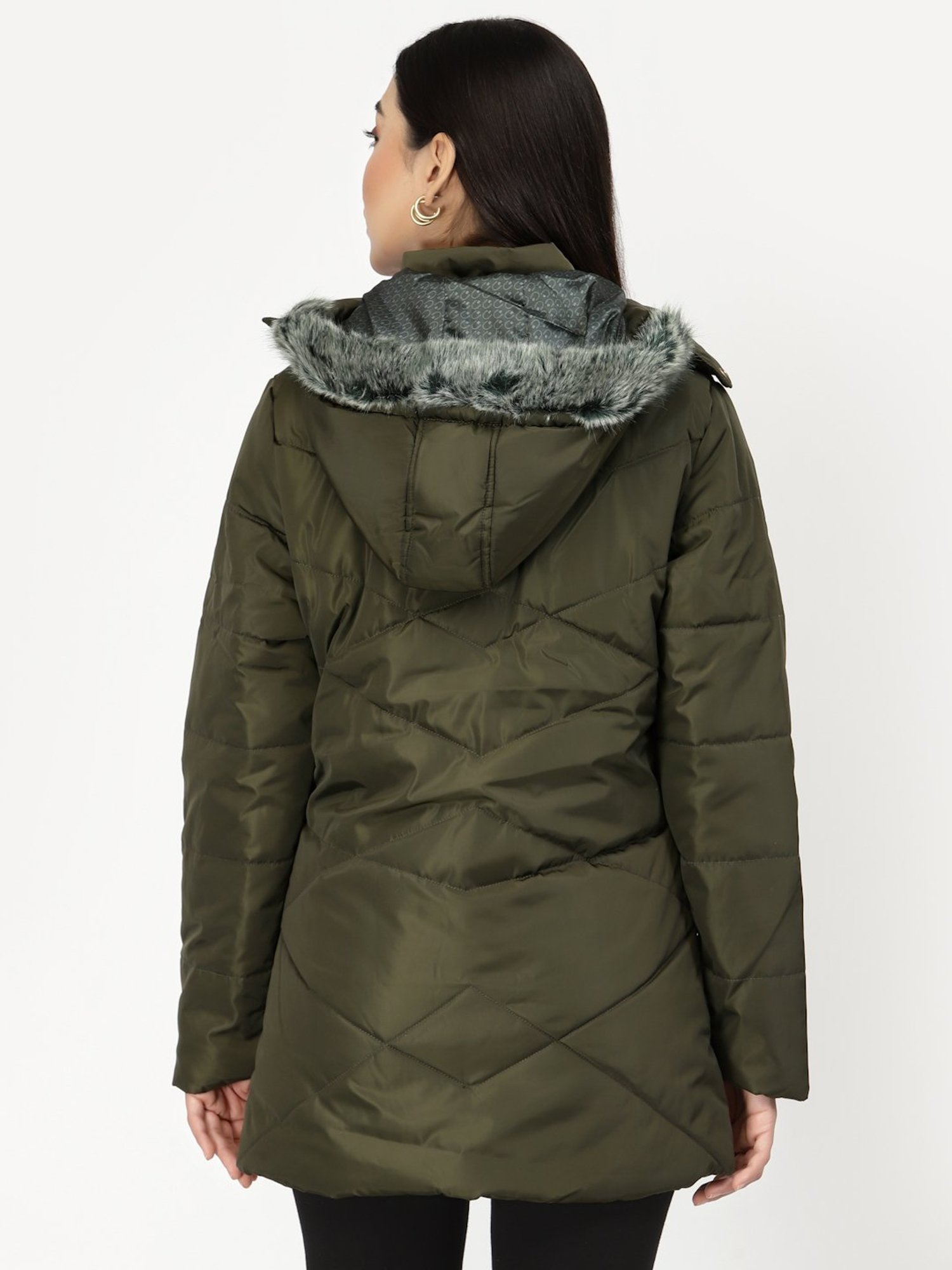 Juelle Olive Parka Jacket