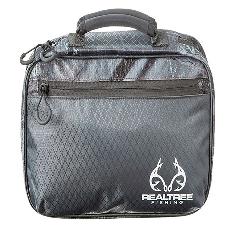 Insights Fishing Heavy Duty Waterproof i370 3700 Series Fishing Bait Organizer Binder Spacious Carry Bag, Realtree Blue