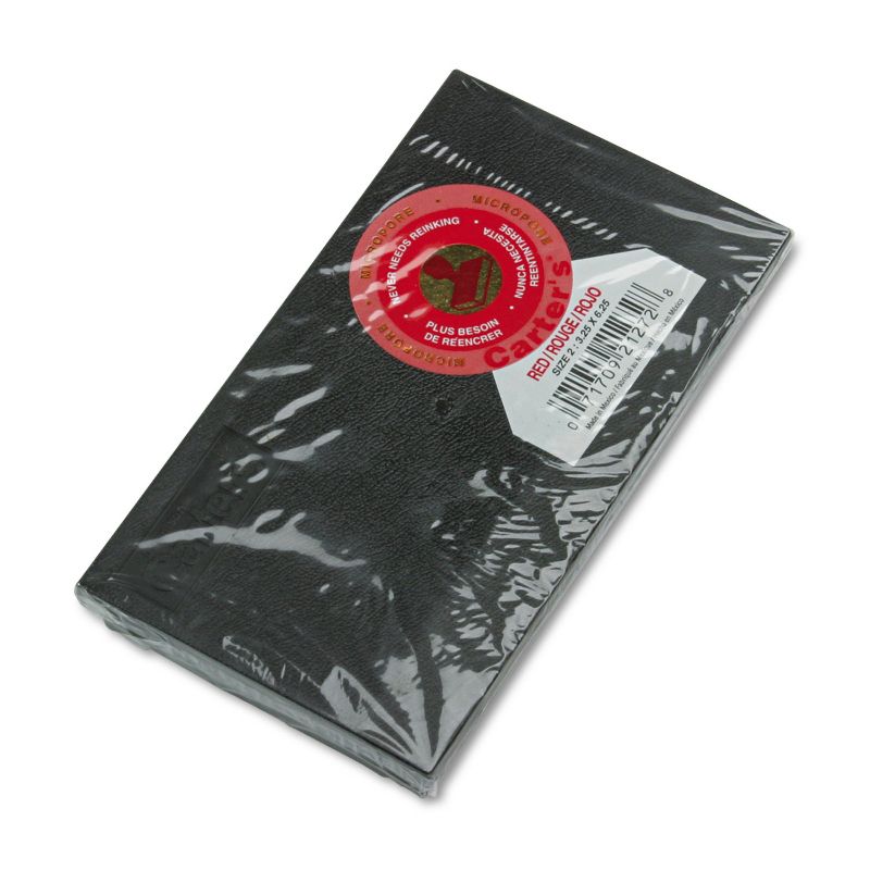 Carter's Micropore Stamp Pad 6 1/4 x 3 1/4 Red 21272